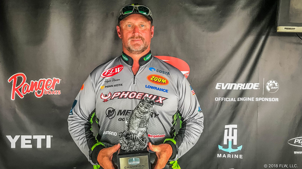 Image for Flowery Branch’s Vinson Wins T-H Marine FLW Bass Fishing League Bulldog Division Finale on Lake Lanier