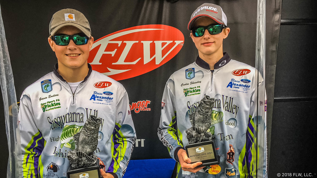 Image for Susquehanna Valley Bass Club Wins Bass Pro Shops FLW High School Fishing Raystown Lake Open Presented by Costa