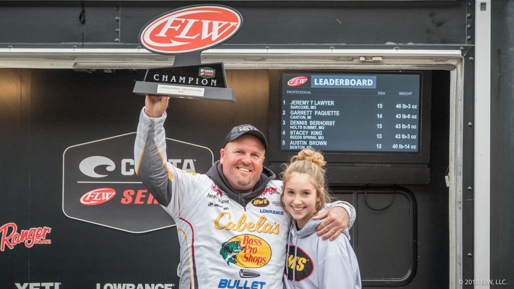 Image for Jeremy Lawyer Wins Costa FLW Series Central Division Finale on Lake of the Ozarks presented by Evinrude