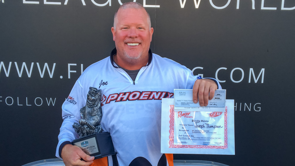 Image for Pennsylvania’s Thompson Wins T-H Marine FLW Bass Fishing League Regional Championship on the Chesapeake Bay Presented by Lowrance