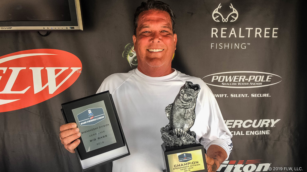 Image for Clarksville’s DeGrandcourt Wins T-H Marine FLW Bass Fishing League Opener on Kerr Lake