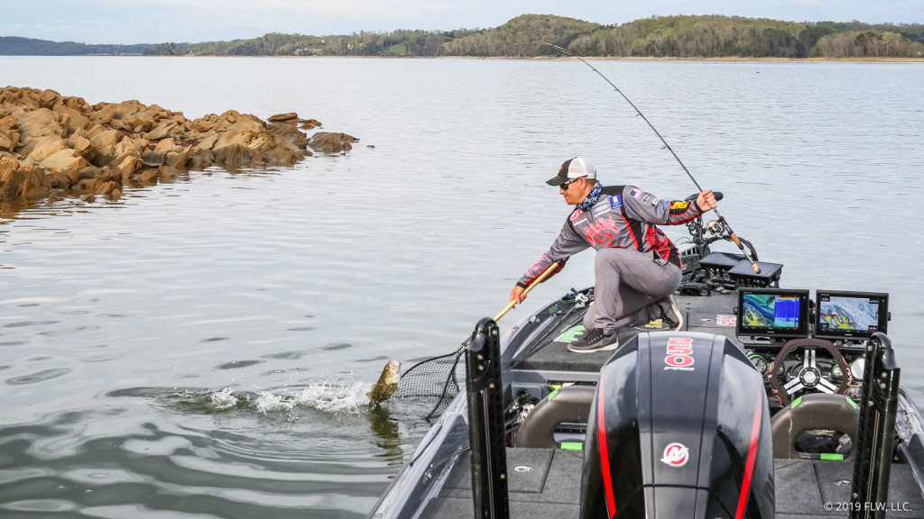 Image for Upshaw Holds Lead at FLW Tour on Cherokee Lake Presented by Lowrance