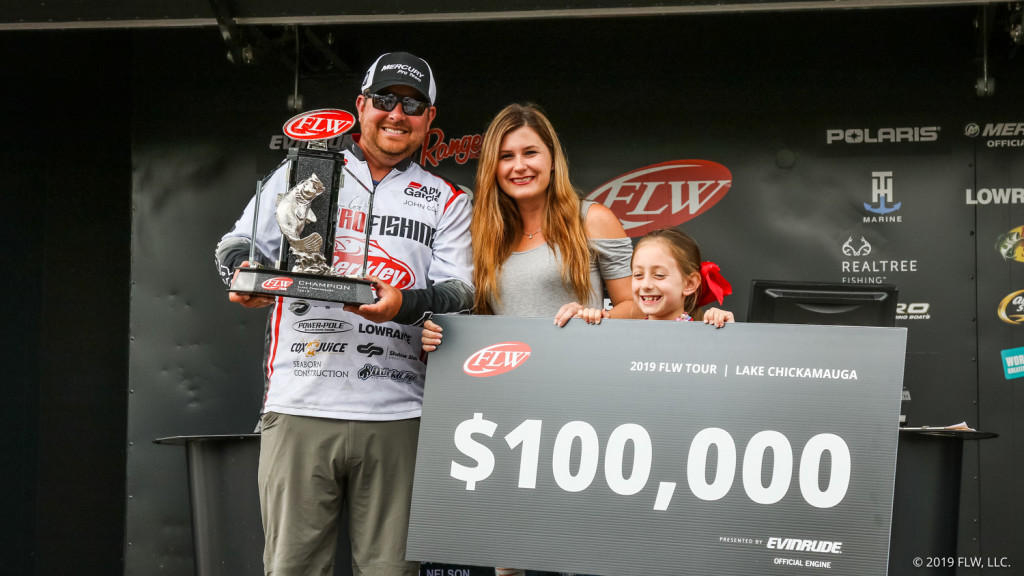 Image for John Cox Wins FLW Tour at Lake Chickamauga presented by Evinrude