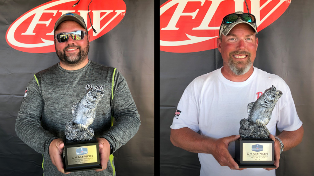 Image for Greene and Rosario Tie for Win at T-H Marine FLW Bass Fishing League Opener on Lake St. Clair