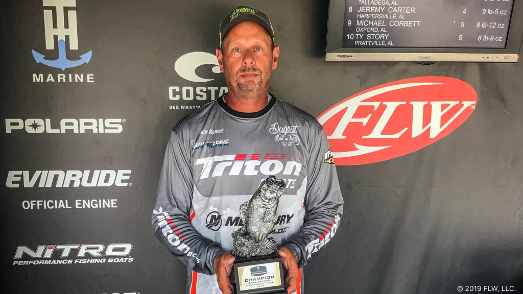 Image for Georgia’s Kilgore Wins T-H Marine FLW Bass Fishing League Tournament on Lake Neely Henry