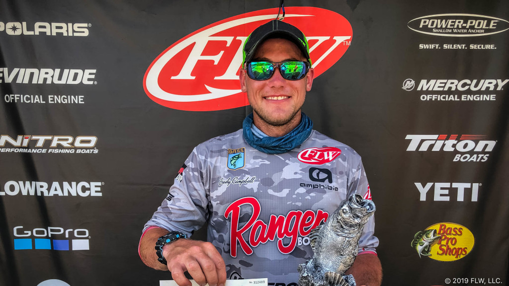 Image for Ohio’s Campbell Wins T-H Marine FLW Bass Fishing League Tournament on Rough River Lake presented by Navionics