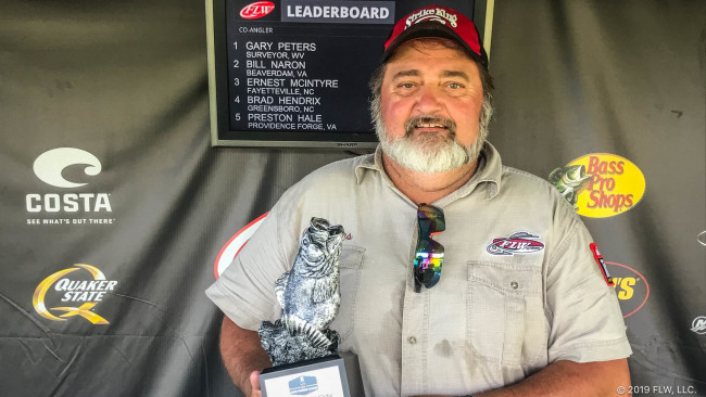 Co-angler Gary Peters