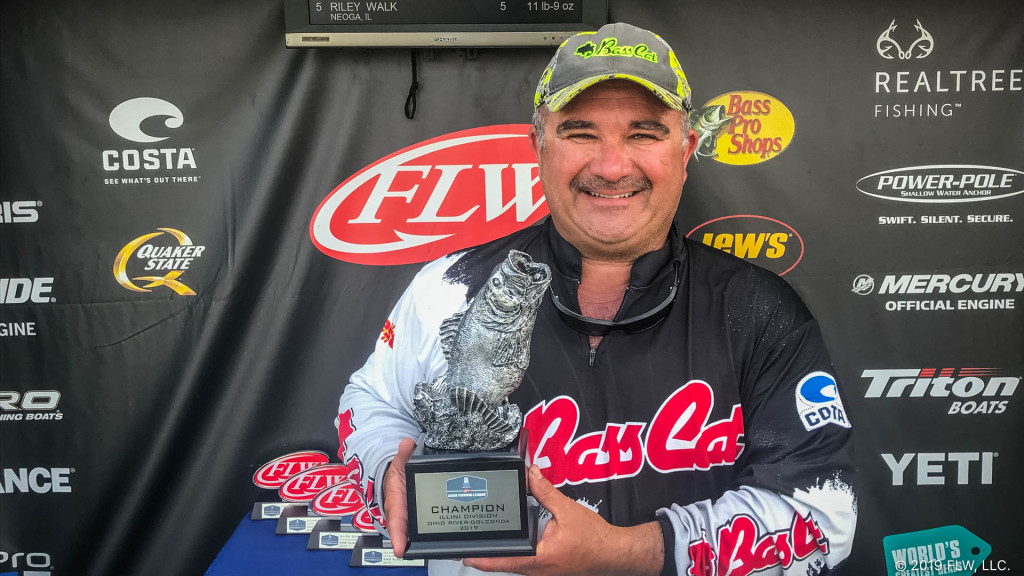 Image for Metropolis’ Keller Wins T-H Marine FLW Bass Fishing League Tournament on Ohio River at Golconda