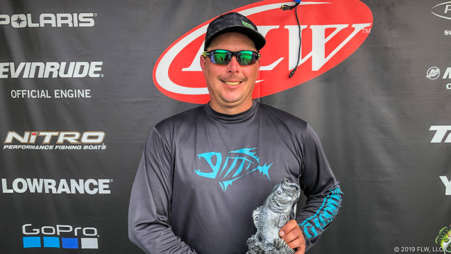 Co-angler Brian Liming