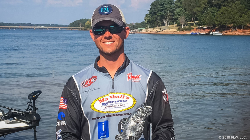 Image for Summerville’s Bradford Beavers Wins Two-Day T-H Marine FLW Bass Fishing League Event on Lake Hartwell