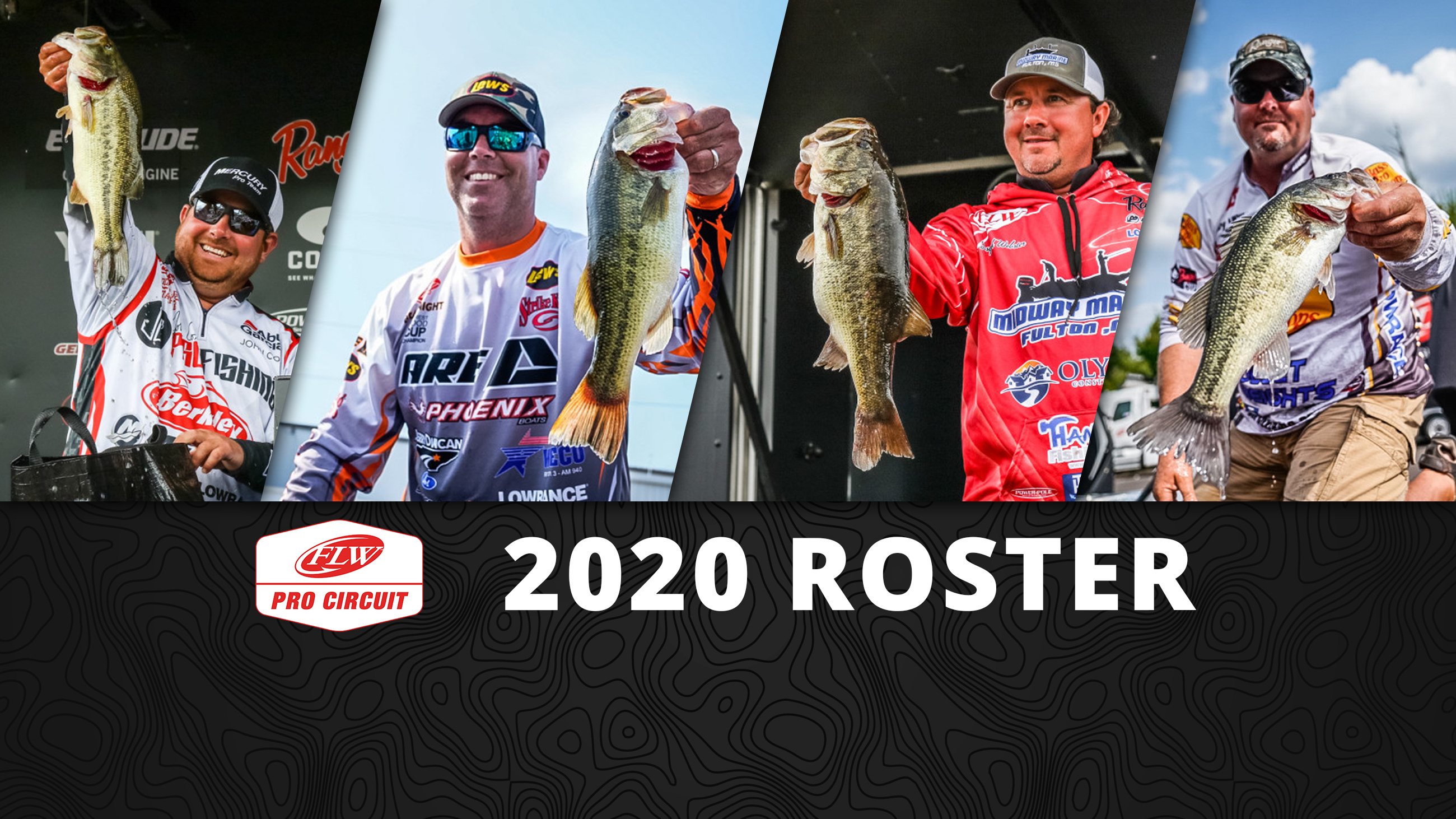 2020 FLW Pro Circuit Roster Set - Major League Fishing