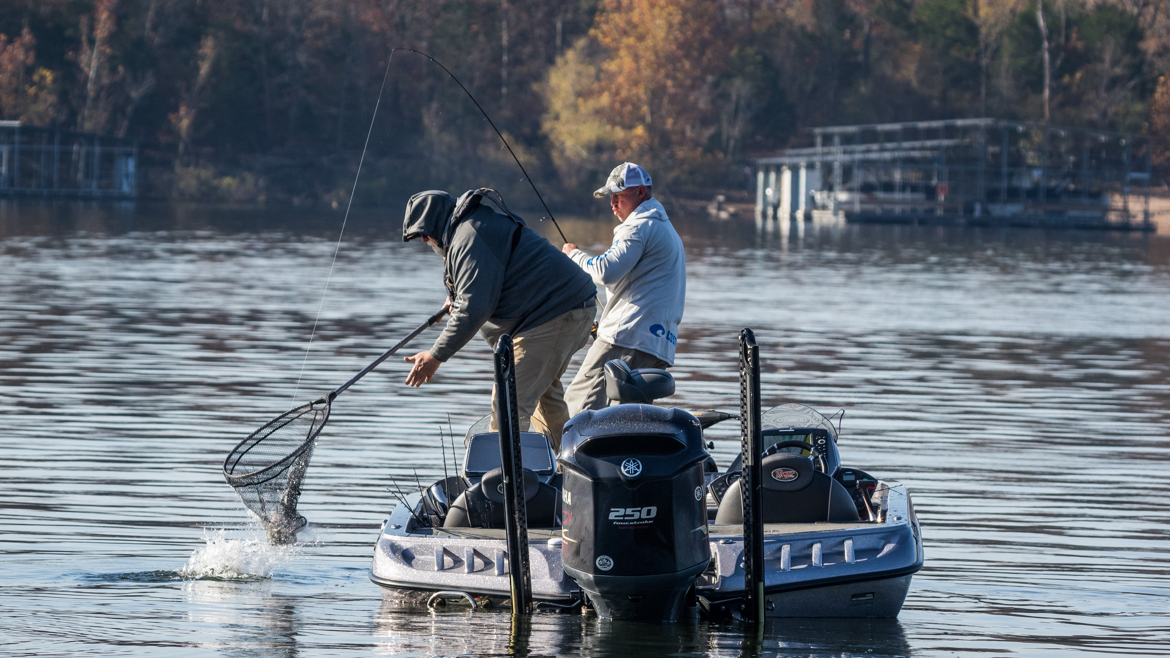 Mike Miller knows how to run a boat full of Fox River Trolling Rods.